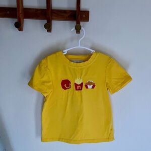 Smocked Kids McDonald’s Tee with Fun Graphics Unisex 3T